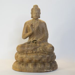 Tượng Phật Thích Ca_Gỗ Bách Xanh Thơm Tự Nhiên