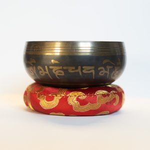 Chuông xoay - chuông thiền - chuông tụng bằng đồng đủ site - tặng dùi cao cấp và vòng đệm