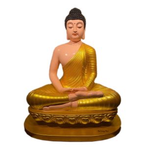 Tượng Phật Thích Ca Mâu Ni Màu Vàng