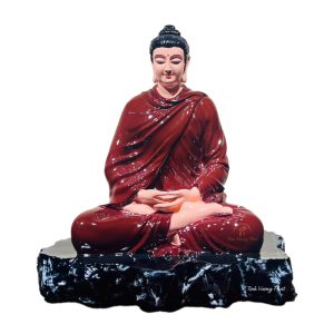 Tượng Phật Thích Ca ngồi trên đá_composite