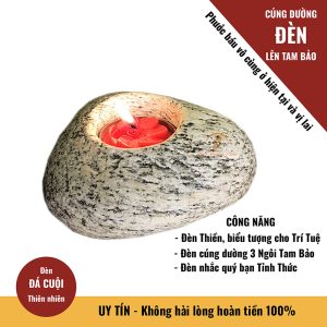 Đèn Đá Cuội Tự Nhiên/ Đèn Thiền / Đèn Trang Trí