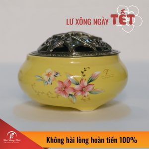 Lư Xông Trầm Hương bằng Gốm Sứ