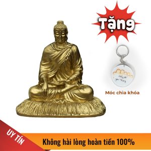 Tượng Phật Thích Ca 20cm / Bột Đá Composite / Decor Bàn Thiền, Bàn Thờ, Decor Phòng